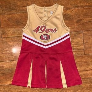 🏈SF 49ers cheerleader outfit🏈